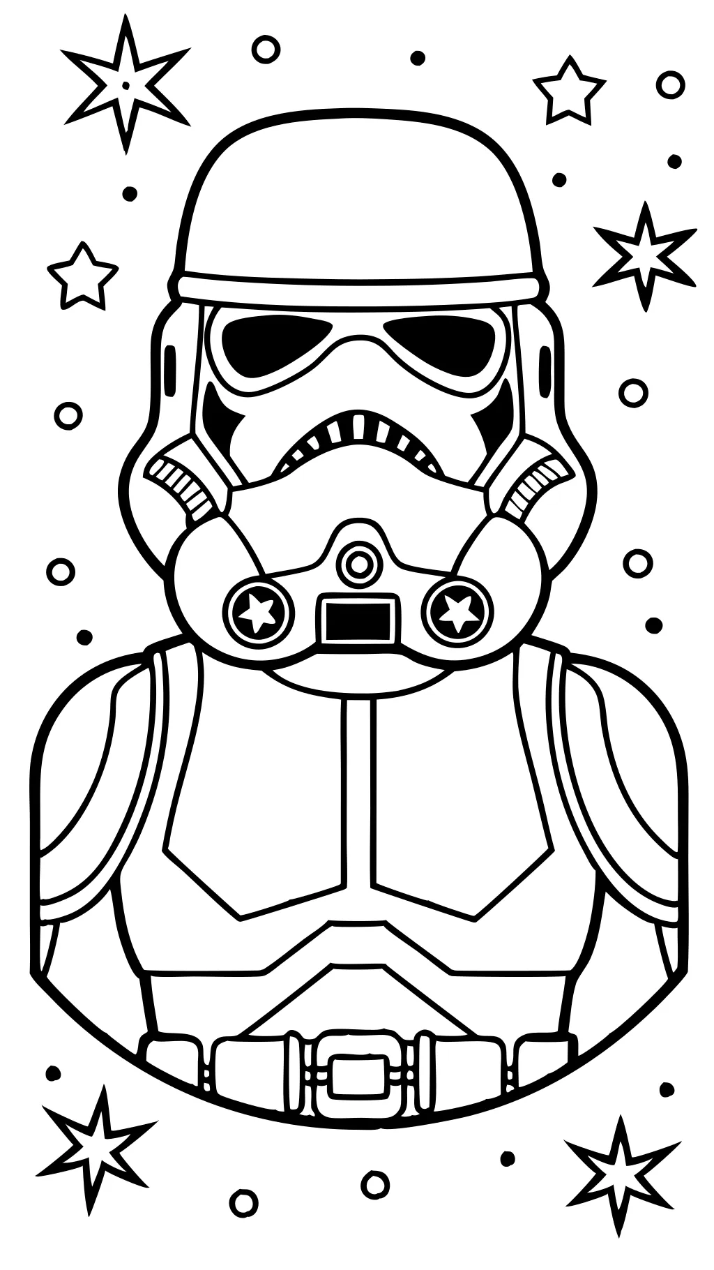 Páginas para colorear de Stormtrooper